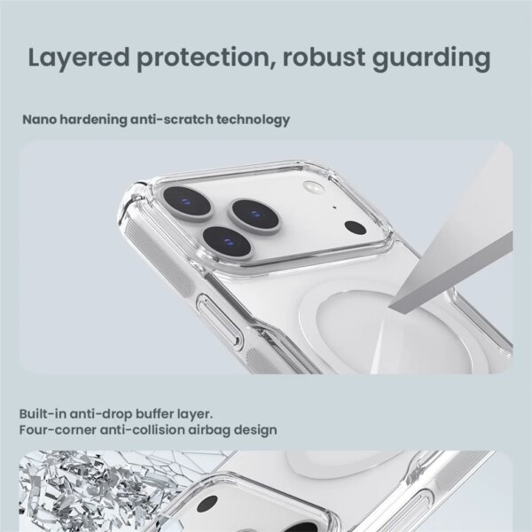 Чехол Nillkin Nature TPU Pro для iPhone 17, iPhone 17 Air, iPhone 17 Pro, iPhone 17 Pro Max (MagSafe) — изображение 5