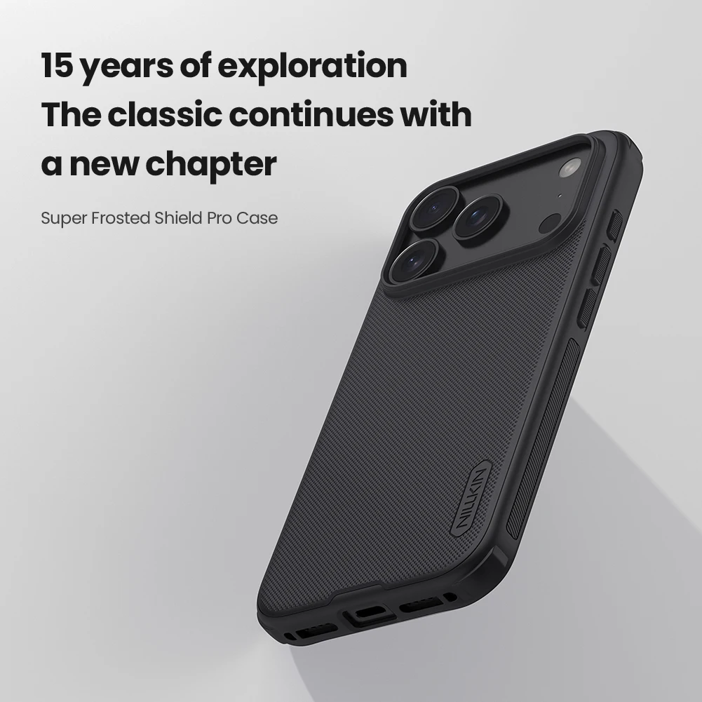 Чехол Nillkin Super Frosted Shield Pro для iPhone 17, iPhone 17 Air, iPhone 17 Pro, iPhone 17 Pro Max (MagSafe) Чехол Nillkin Super Frosted Shield Pro для iPhone 17, iPhone 17 Air, iPhone 17 Pro, iPhone 17 Pro Max (MagSafe)