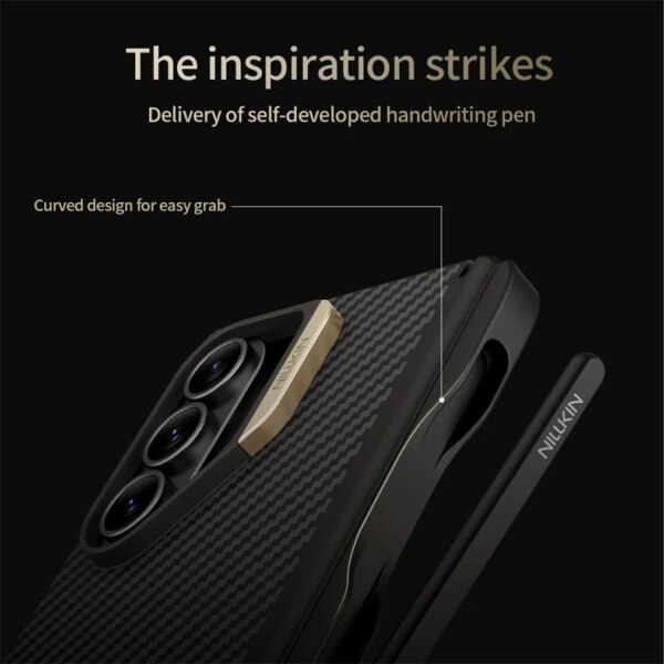 Чехол Nillkin Aramid Fiber для Samsung Galaxy Z Fold7, Galaxy Z Fold 7 — изображение 3