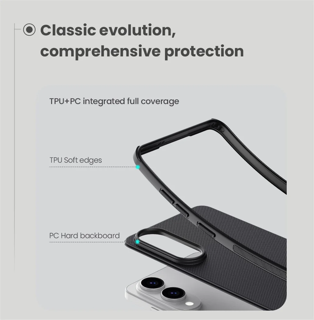 For Samsung Galaxy S25 Edge MagSafe Case Nillkin Frosted Shield Pro Magnetic Case Soft Frame Hard Back Cover For Samsung S25Edge