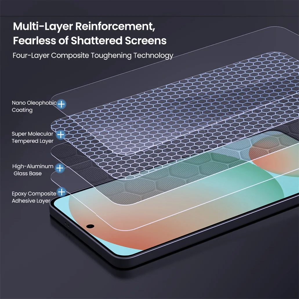 Nillkin For Samsung Galaxy S25 Edge Tempered Glass H+PRO Anti-Explosion 2.5D 0.2mm Screen Protector For SAM S25 Edge With Tool