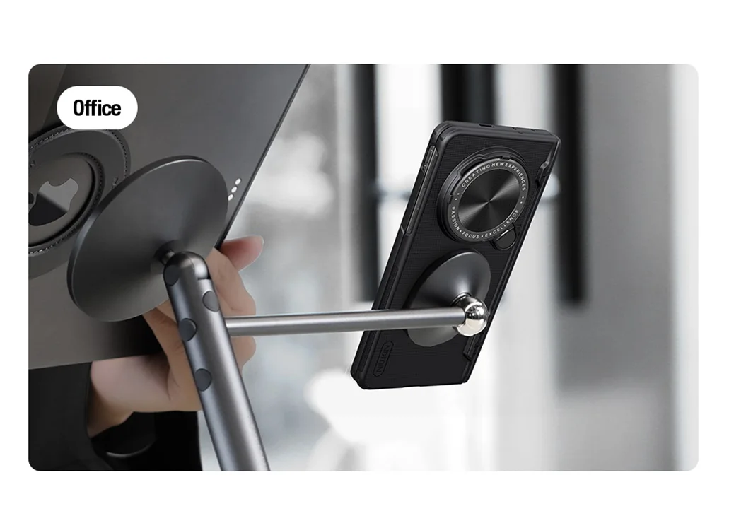 For OPPO Find N5 MagSafe Case NILLKIN Frosted Shield Prop Magnetic Case Camera Cover Holder Folding Cover For OPPO Find N5