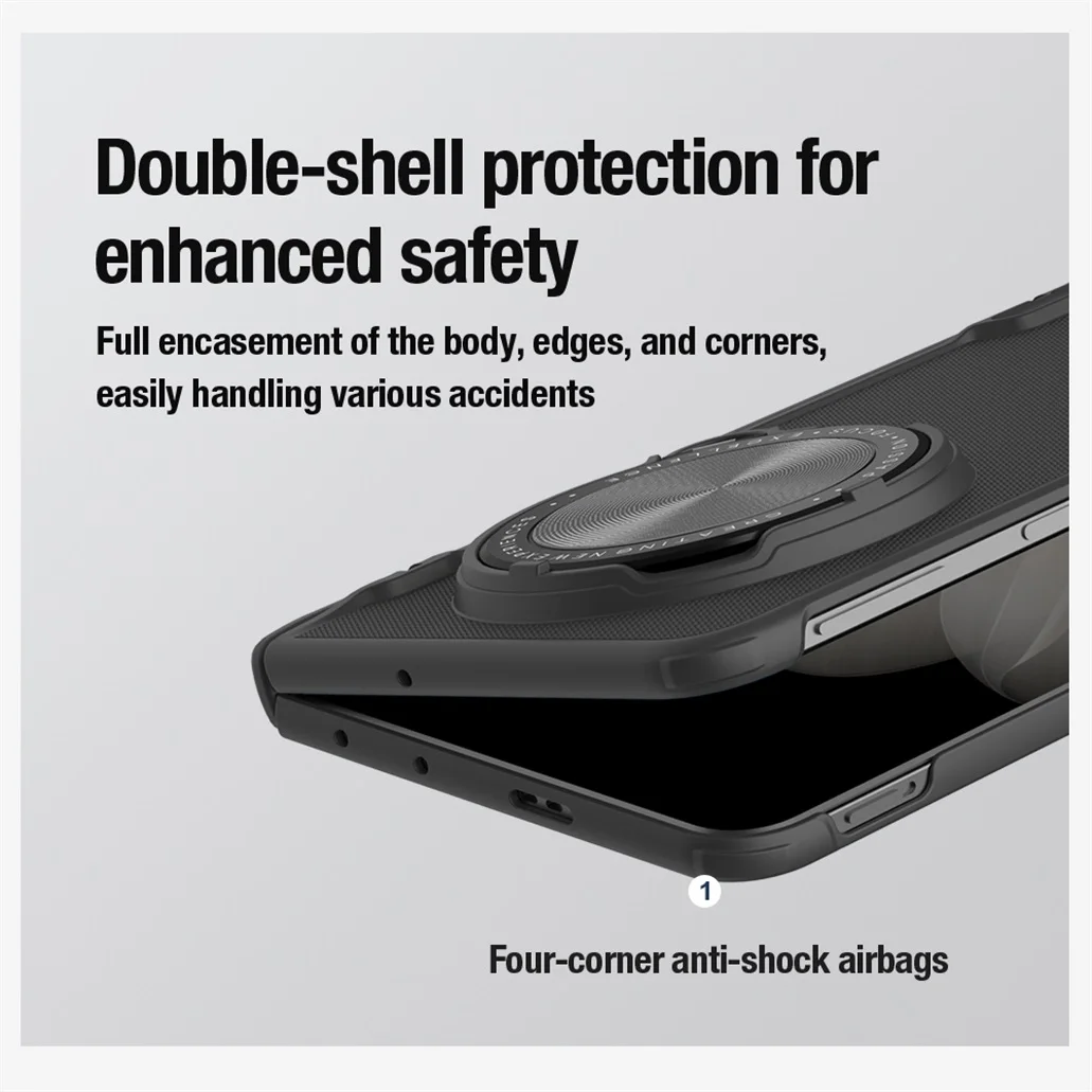 For OPPO Find N5 MagSafe Case NILLKIN Frosted Shield Prop Magnetic Case Camera Cover Holder Folding Cover For OPPO Find N5