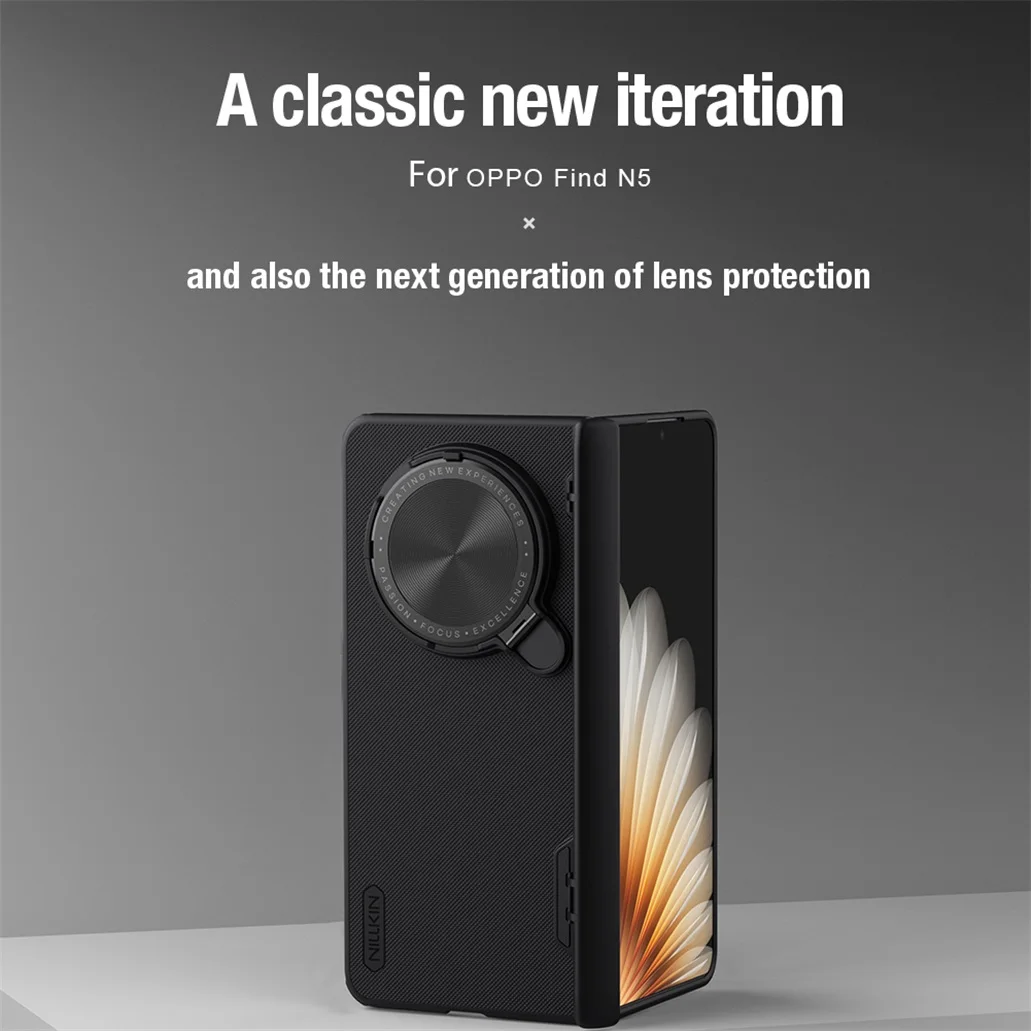 For OPPO Find N5 MagSafe Case NILLKIN Frosted Shield Prop Magnetic Case Camera Cover Holder Folding Cover For OPPO Find N5