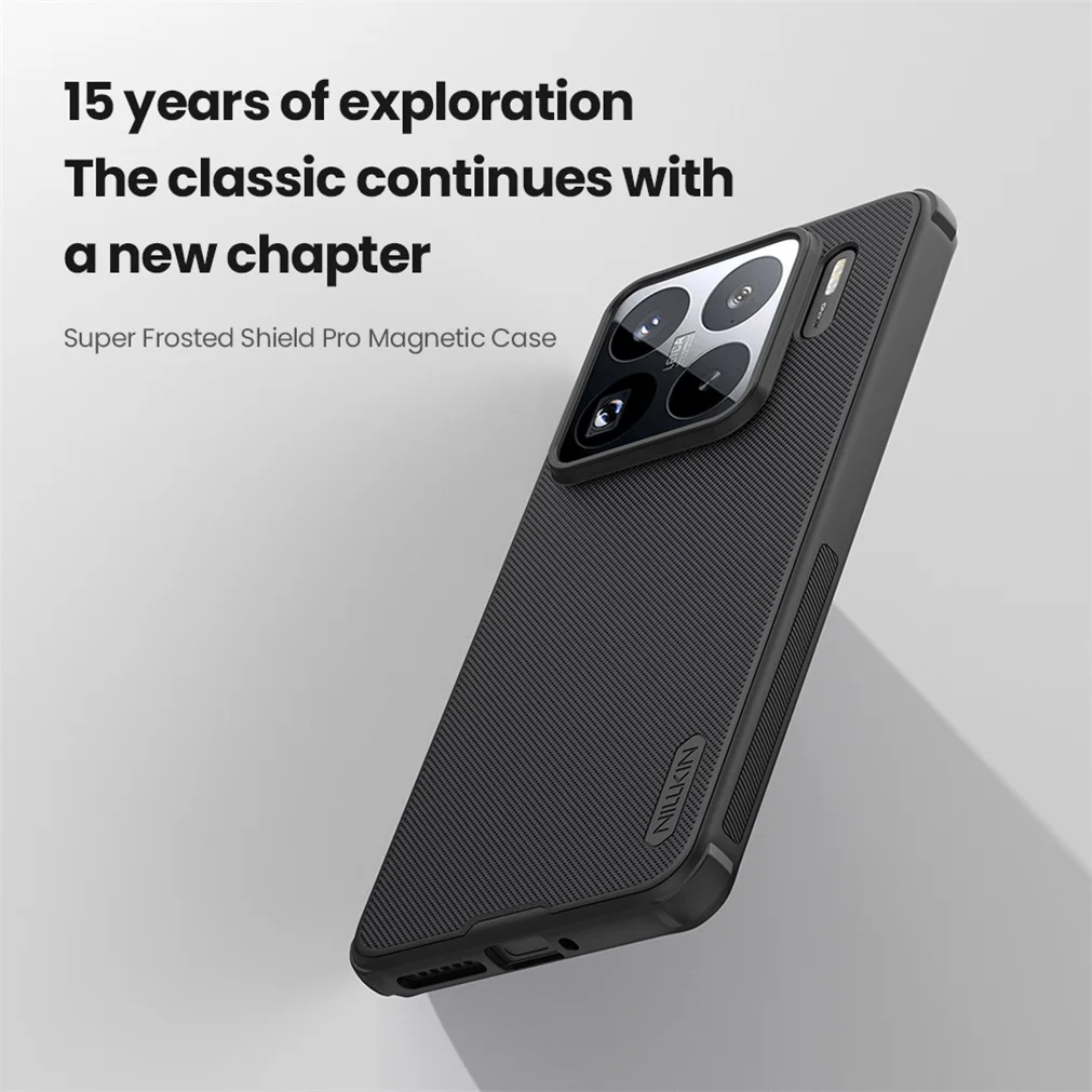 For Xiaomi 15S Pro MagSafe Case Nillkin Frosted Shield Pro Magnetic Wireless Charging Case Soft Edges Cover For Xiaomi 15S Pro