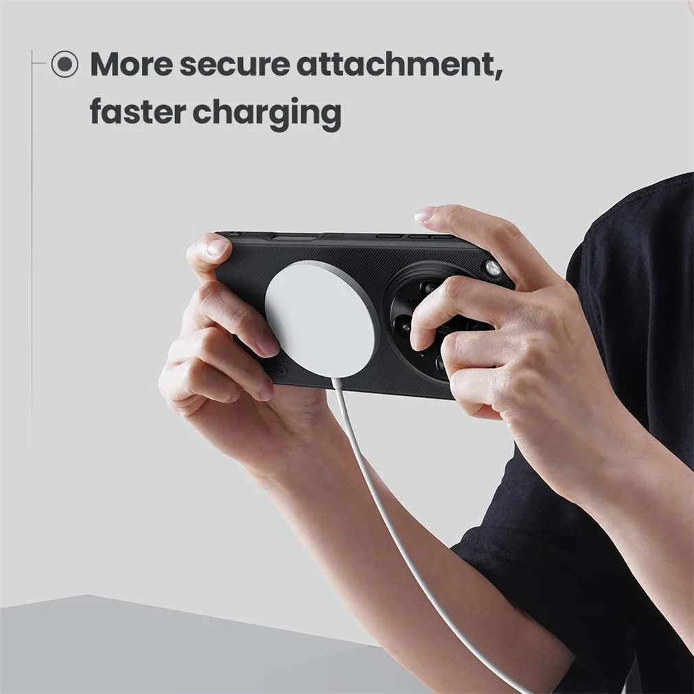 For OPPO Find X8 Ultra MagSafe Case Nillkin Frosted Shield Pro Magnetic Charging Case Soft Edges Back Cover For Find X8 Ultra