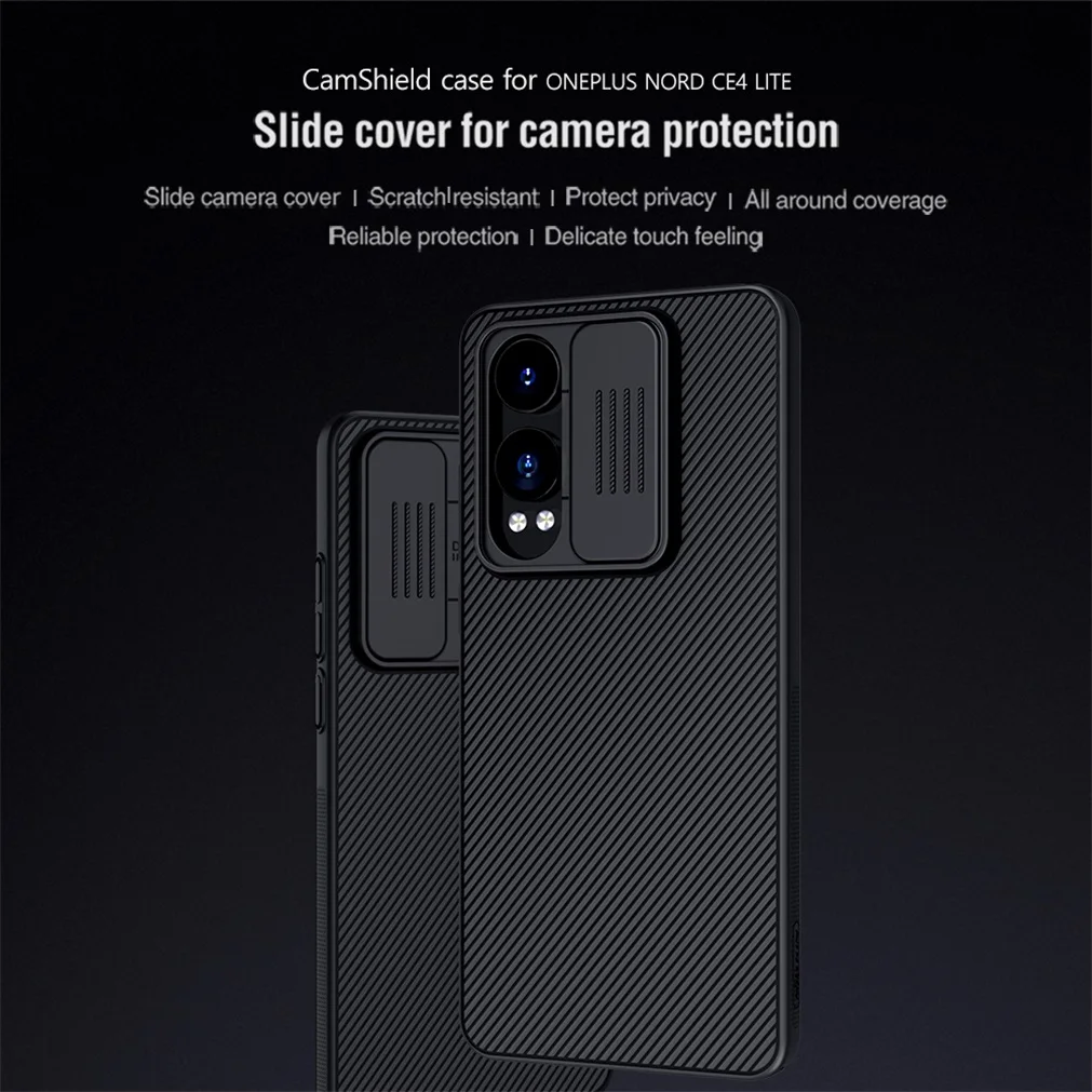 For OnePlus Nord CE4 Lite Case NILLKIN CamShield Slide Camera Cover Privacy Protection Back Cover For One Plus Nord CE4 Lite