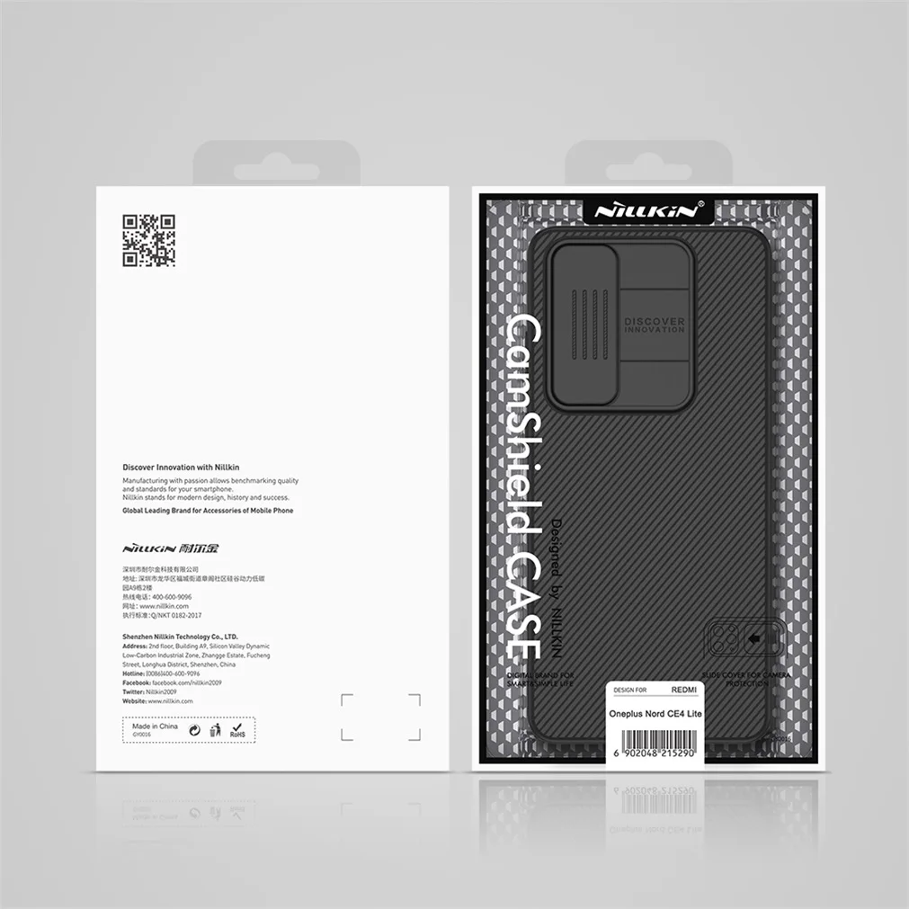 For OnePlus Nord CE4 Lite Case NILLKIN CamShield Slide Camera Cover Privacy Protection Back Cover For One Plus Nord CE4 Lite