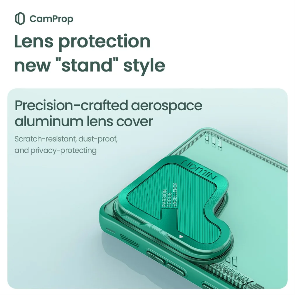 For Samsung Galaxy S25 Ultra Case NILLKIN Iceblade Prop Transparent Eco-friendly Material Phone Holder Camera Cover For S25Ultra