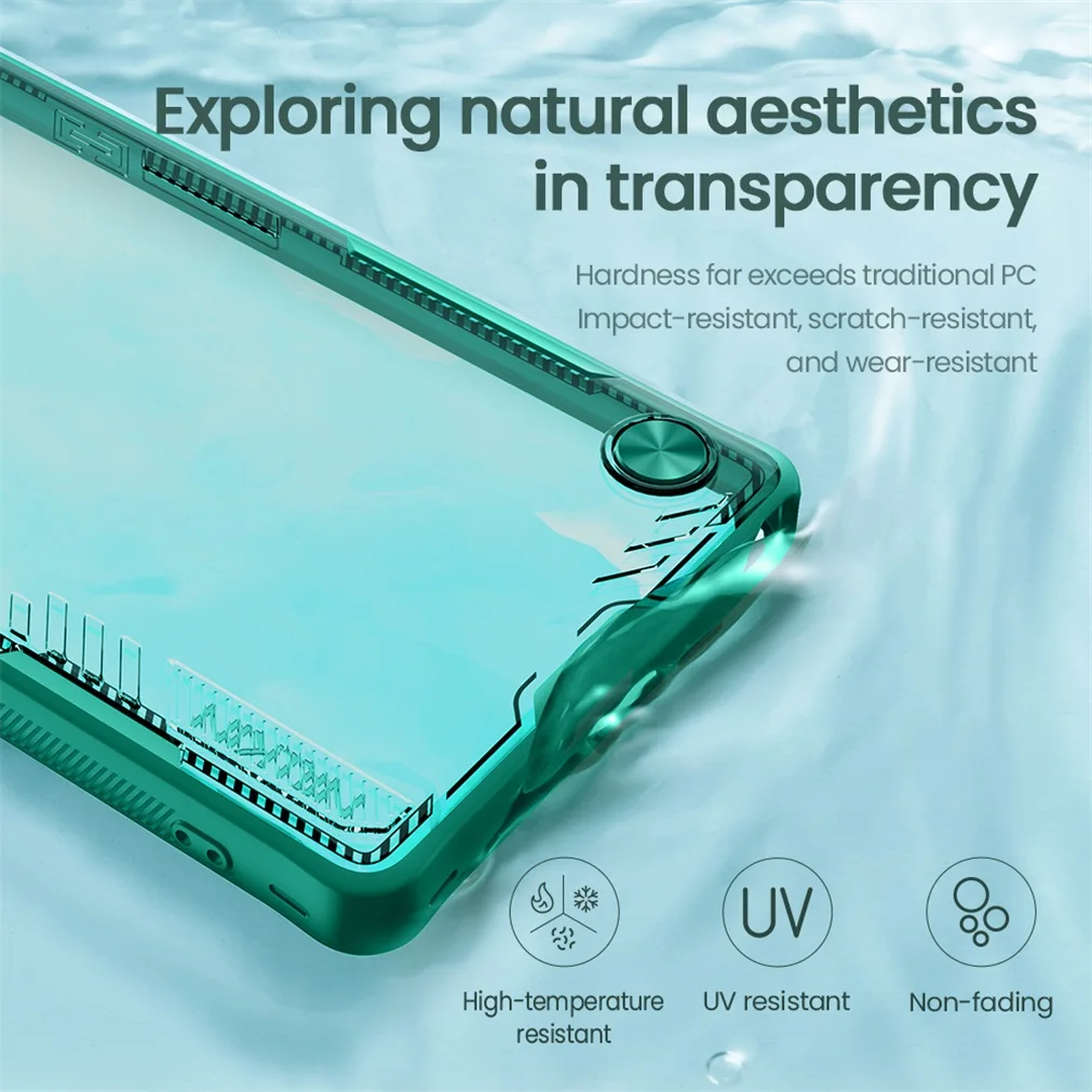 For Samsung Galaxy S25 Ultra Case NILLKIN Iceblade Prop Transparent Eco-friendly Material Phone Holder Camera Cover For S25Ultra