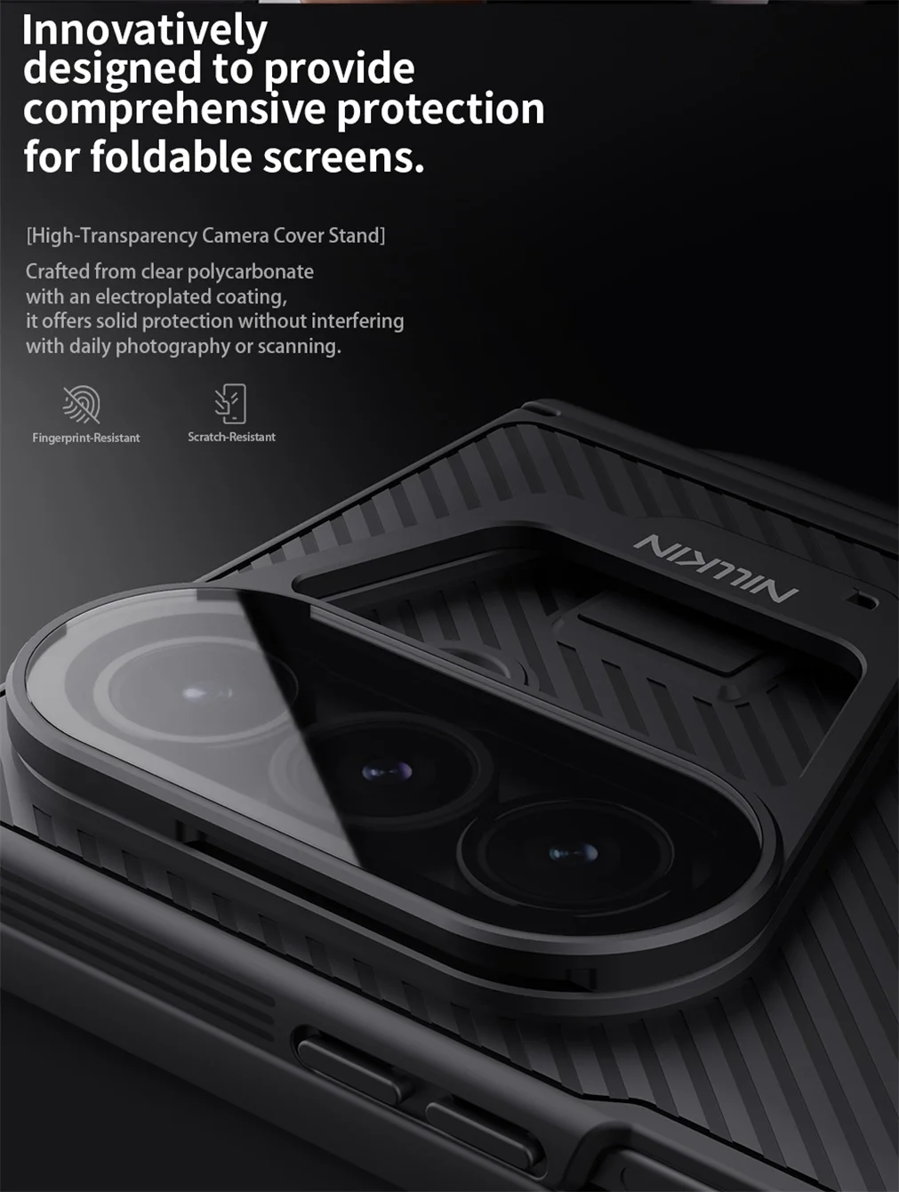 For Samsung Galaxy Z Fold 7 MagSafe Case NILLKIN CamShield Prop Magnetic Case With Stylus Camera Cover Phone Holder For Z Fold7