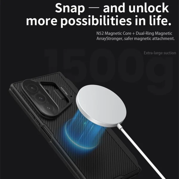 Чехол Nillkin CamShield Prop Magnetic для Samsung Galaxy Z Fold 7 — изображение 5