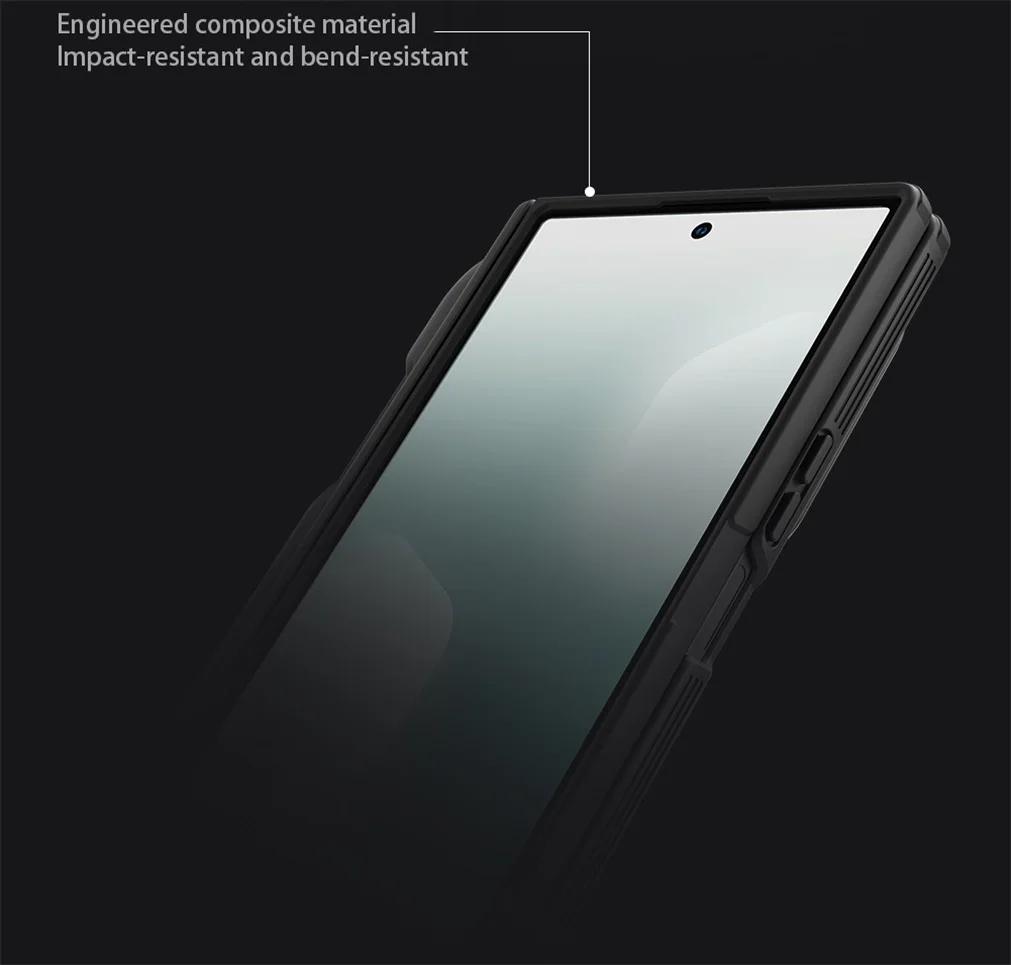 For Samsung Galaxy Z Fold 7 MagSafe Case NILLKIN CamShield Prop Magnetic Case With Stylus Camera Cover Phone Holder For Z Fold7