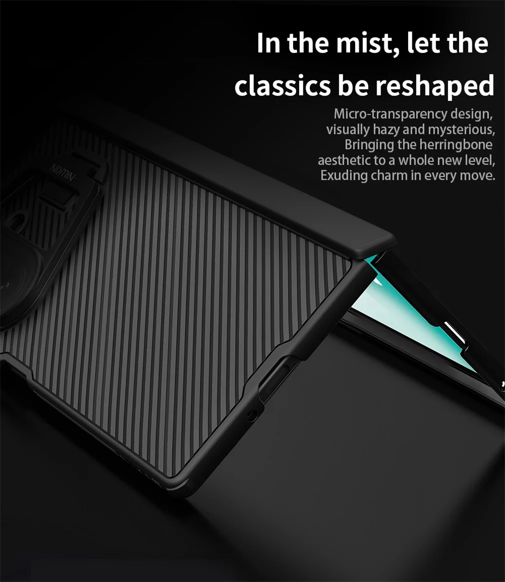 For Samsung Galaxy Z Fold 7 MagSafe Case NILLKIN CamShield Prop Magnetic Case With Phone Holder Camera Cover For Samsung Z Fold7