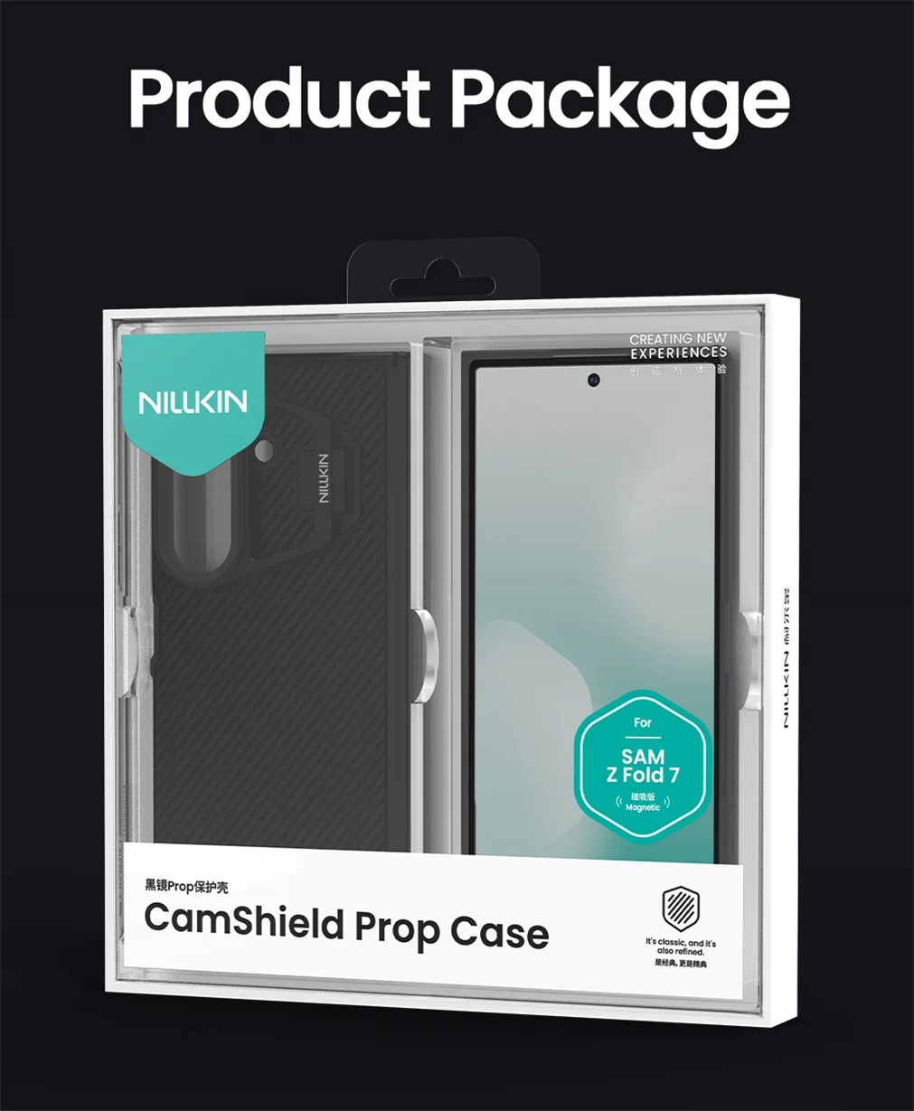 For Samsung Galaxy Z Fold 7 MagSafe Case NILLKIN CamShield Prop Magnetic Case With Phone Holder Camera Cover For Samsung Z Fold7
