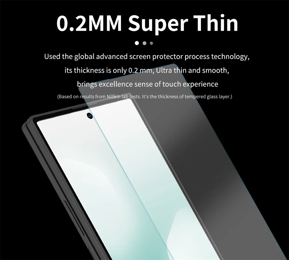 Nillkin Tempered Glass For Samsung Galaxy Z Fold 7 Outer Screen Front Film H+PRO Anti-Explosion Screen Protector For Z Fold7