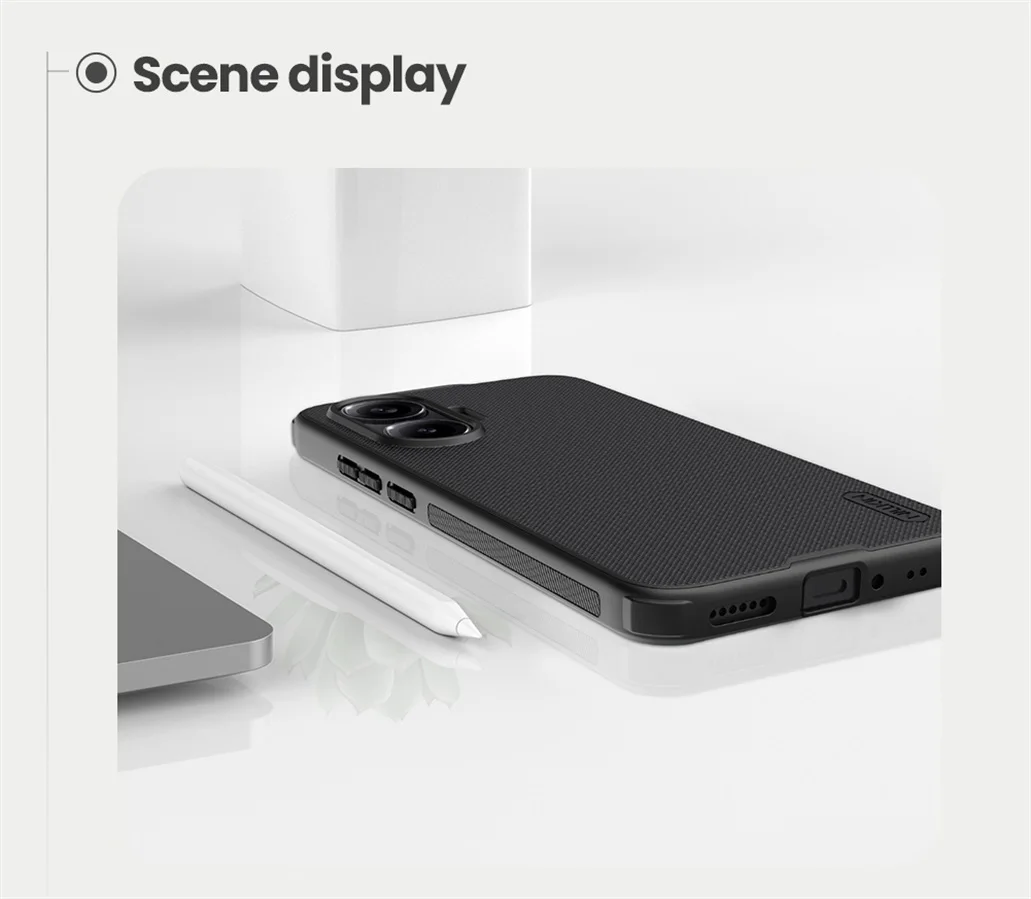 For Xiaomi Poco F7 Case Nillkin Frosted Shield Pro Soft Edges Hard Shell Shockproof Ultra-thin Back Cover For Xiaomi Poco F7
