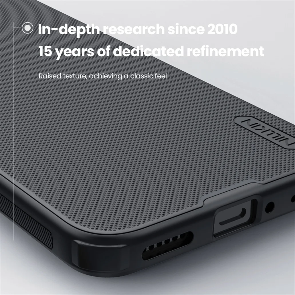 For Xiaomi Poco F7 Case Nillkin Frosted Shield Pro Soft Edges Hard Shell Shockproof Ultra-thin Back Cover For Xiaomi Poco F7