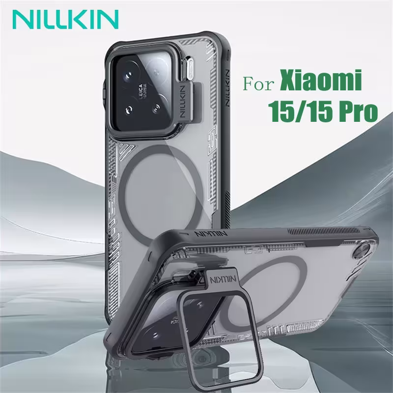 Чехол Nillkin Iceblade Prop для Xiaomi 15, Xiaomi 15 Pro (Magsafe) (прозрачная крышка) Чехол Nillkin Iceblade Prop для Xiaomi 15, Xiaomi 15 Pro (Magsafe) (прозрачная крышка)