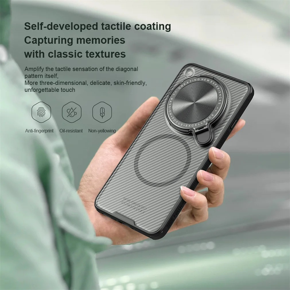 For OPPO Find X8 Ultra MagSafe Case NILLKIN Transparent Case Magnetic Wireless Charging Camera Holder Cover For Find X8 Ultra