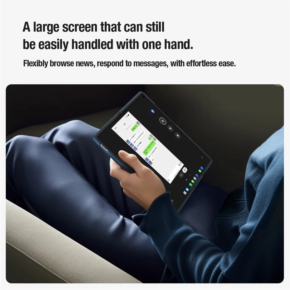 For OPPO Find N5 Case NILLKIN Frosted Shield Prop Camera Cover Flip-style Lens Holder 180°Folding Cover For OPPO Find N5