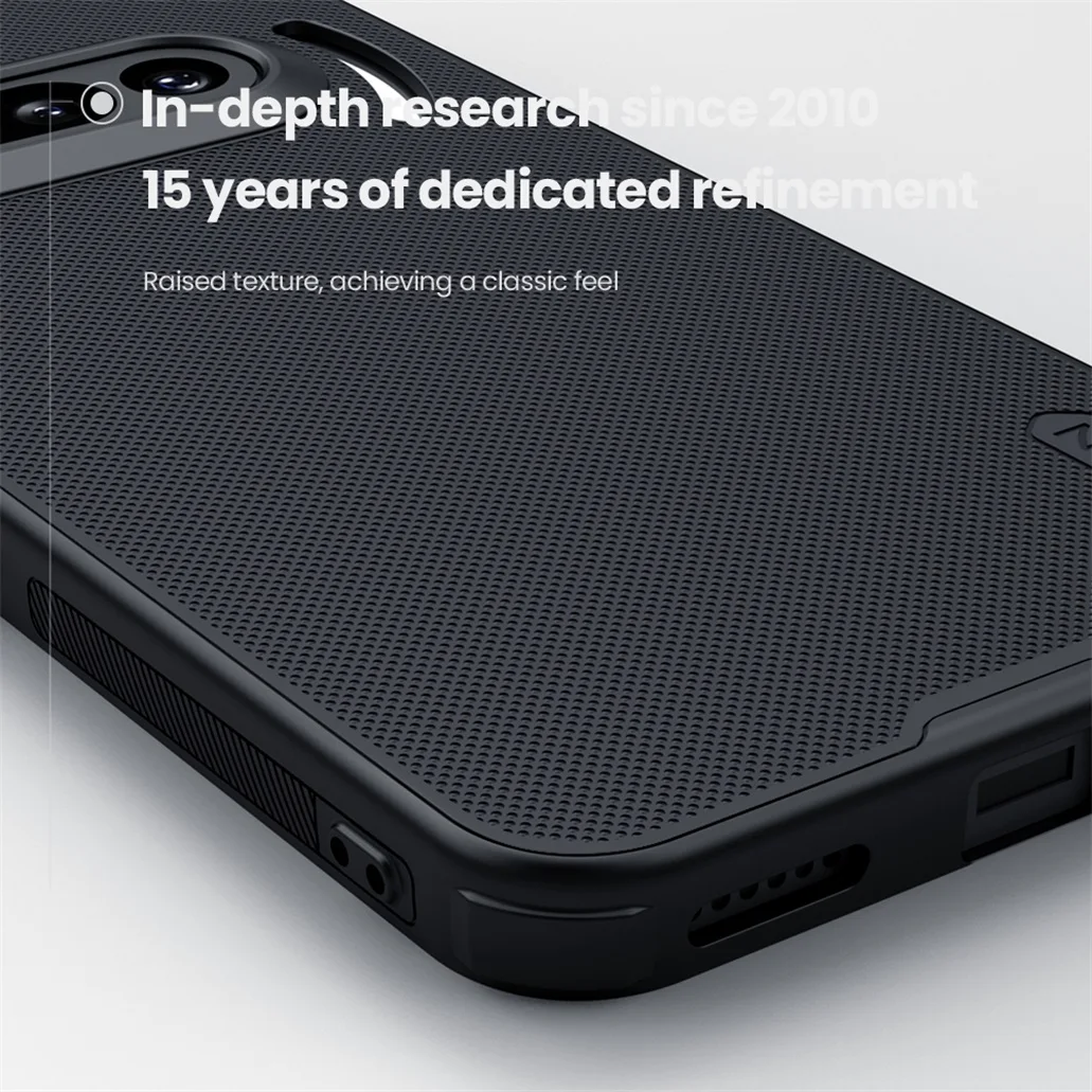 For Nothing Phone 3a Pro Case Nillkin Frosted Shield Pro Soft Edges Hard Shell Shockproof Ultra-thin Cover For Nothing Phone 3a