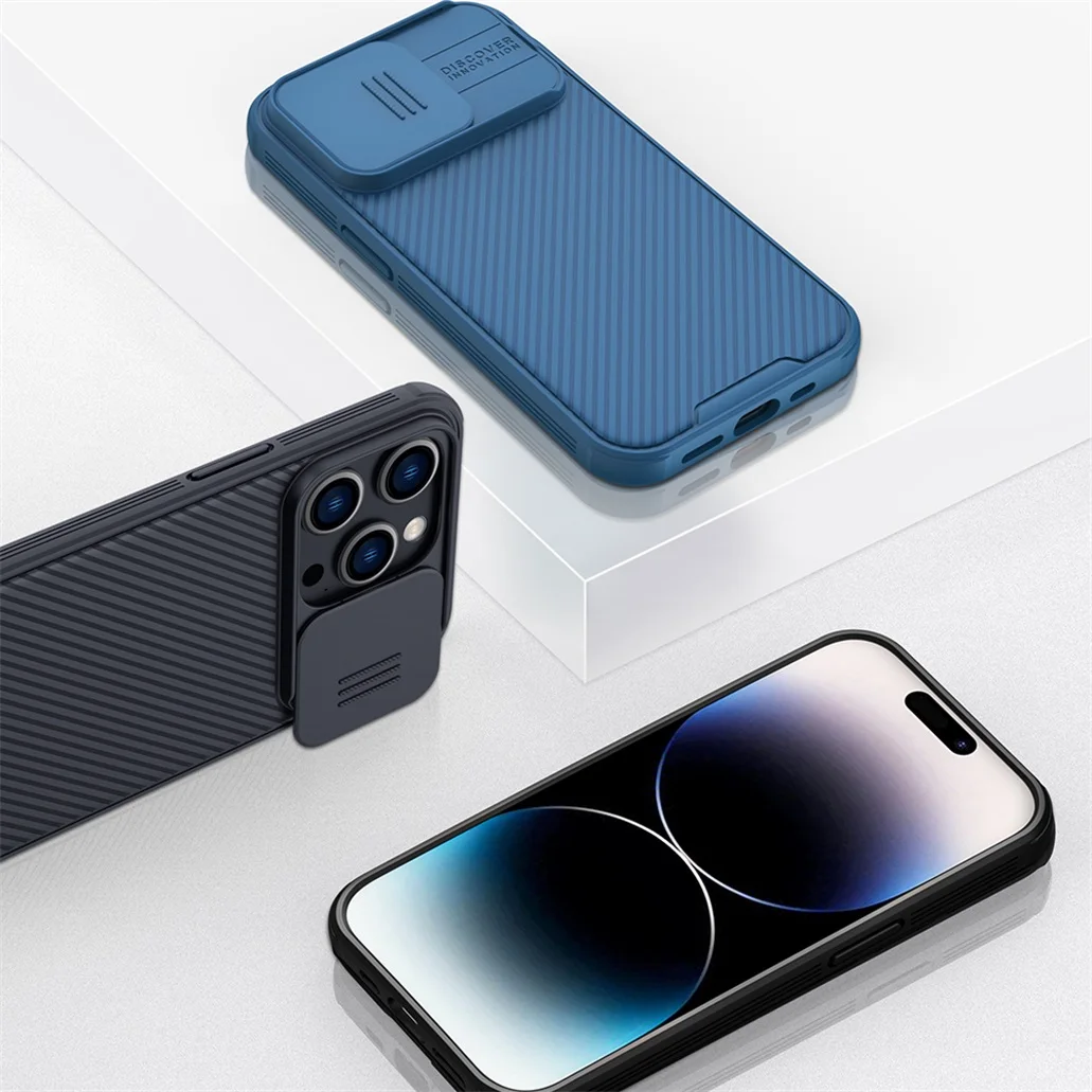 For iPhone 14 Pro Max Magnetic Case NILLKIN CamShield Pro For iPhone14 For MagSafe Slide Camera Cover For iPhone 14 Pro /14 Plus
