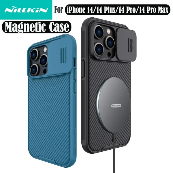 Чехол Nillkin CamShield Pro Magnetic для iPhone 14, iPhone 14 Pro, iPhone 14 Pro Max, iPhone 14 Plus (MagSafe)