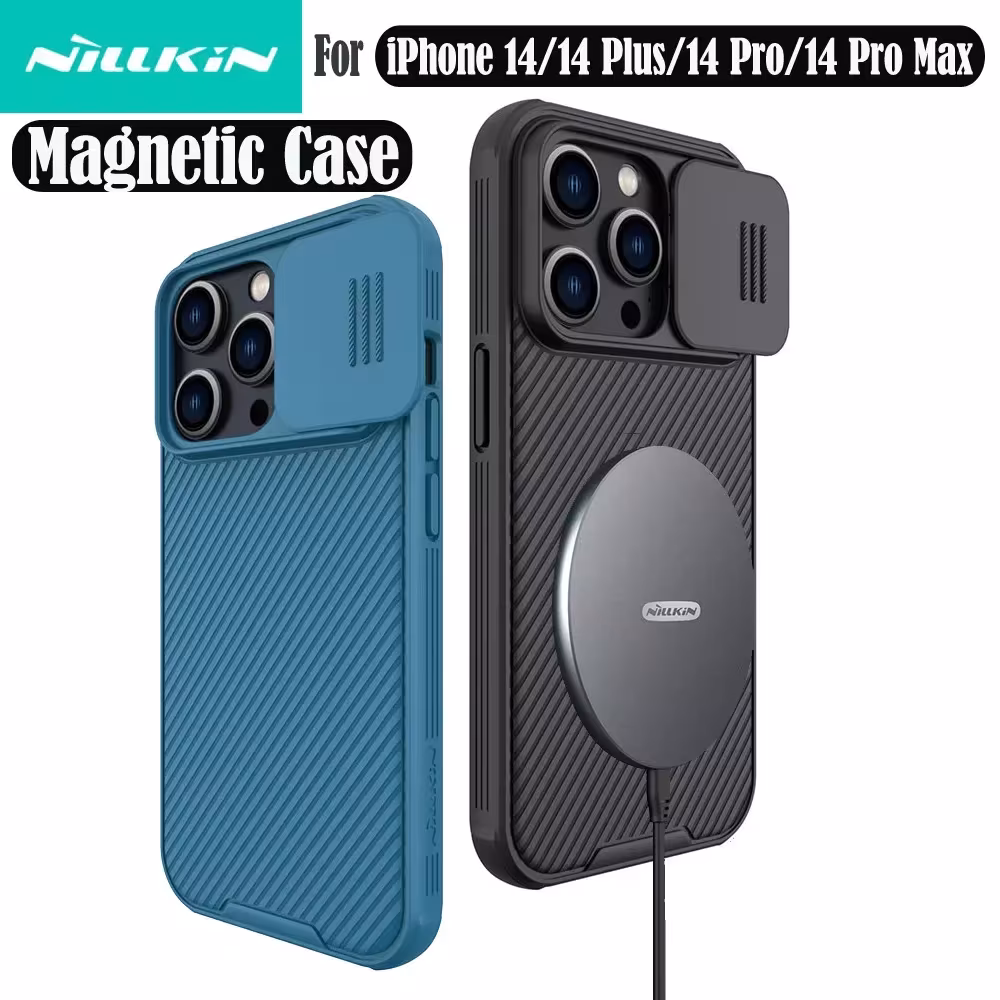 Чехол Nillkin CamShield Pro для iPhone 14, iPhone 14 Pro, iPhone 14 Pro Max, iPhone 14 Plus (MagSafe) Чехол Nillkin CamShield Pro для iPhone 14, iPhone 14 Pro, iPhone 14 Pro Max, iPhone 14 Plus (MagSafe)