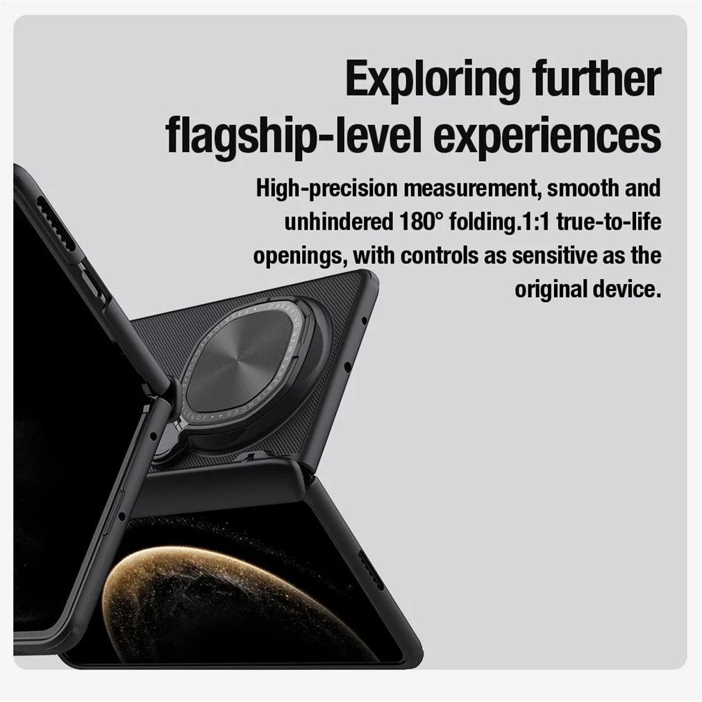 For Huawei Mate X6 MagSafe Case NILLKIN Frosted Shield Prop Magnetic Case Camera Cover Holder Folding Cover For Huawei Mate X6