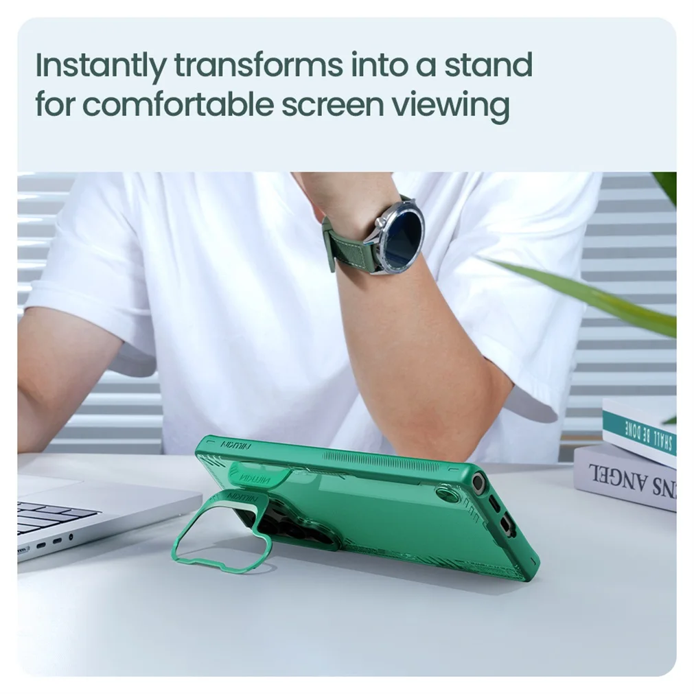 For Samsung Galaxy S25 Ultra Case NILLKIN Iceblade Prop Transparent Eco-friendly Cover For Samsung S25Ultra With Camera Holder