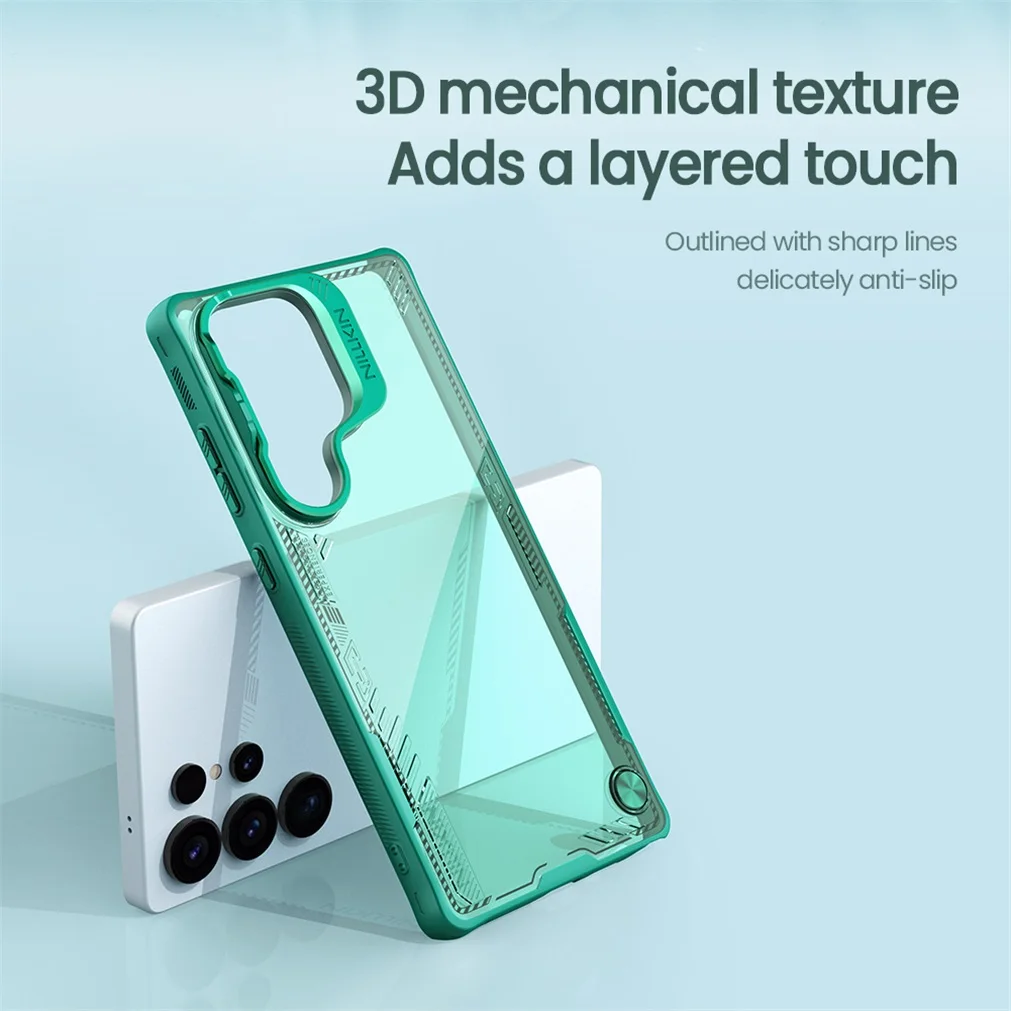 For Samsung Galaxy S25 Ultra Case NILLKIN Iceblade Prop Transparent Eco-friendly Cover For Samsung S25Ultra With Camera Holder