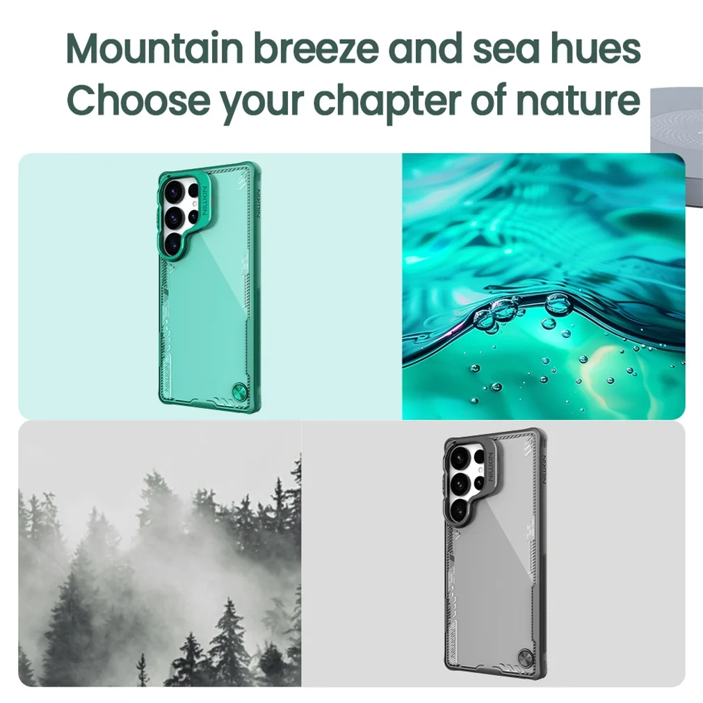 For Samsung Galaxy S25 Ultra Case NILLKIN Iceblade Prop Transparent Eco-friendly Cover For Samsung S25Ultra With Camera Holder
