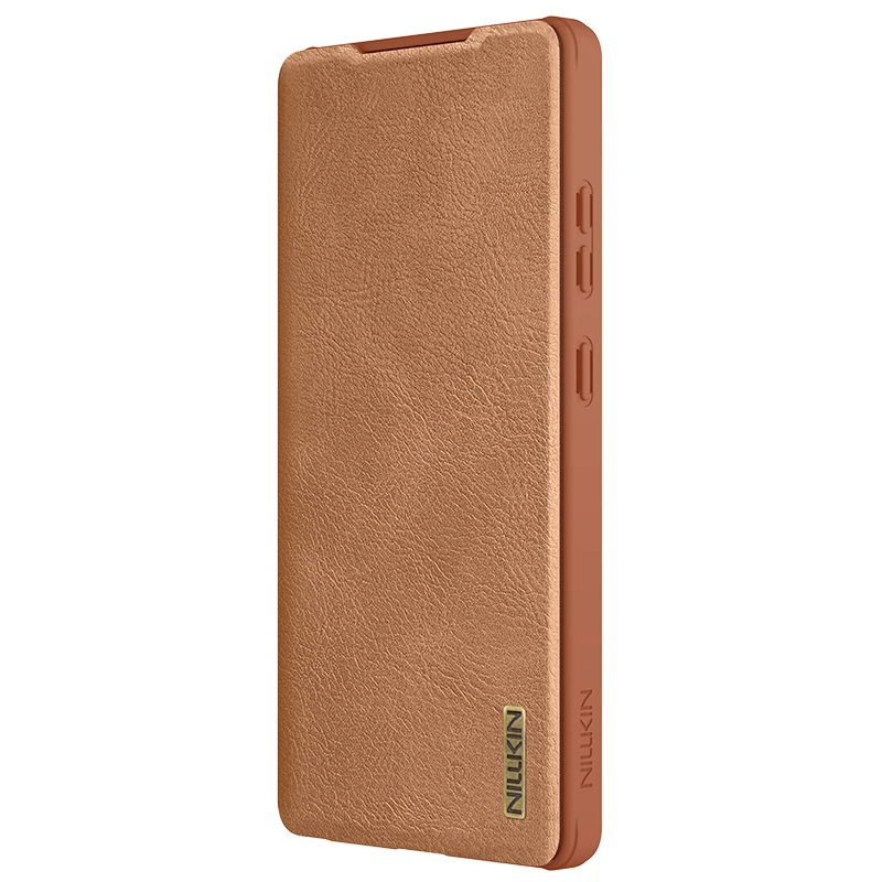 For Samsung Galaxy S25 Ultra / S25 Flip Case Nillkin QIN Pro Slide Camera Card Pocket Leather Book Cover For Samsung S25+ Plus