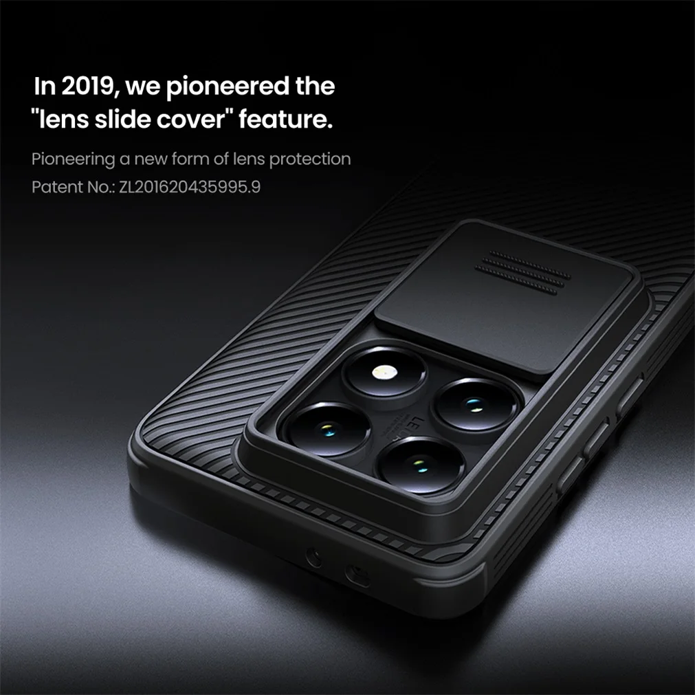 For Xiaomi 14T Pro / 14T 5G Case NILLKIN CamShield Pro Privacy Protection Slide Camera Cover For Mi 14T Pro With Camera Curtain