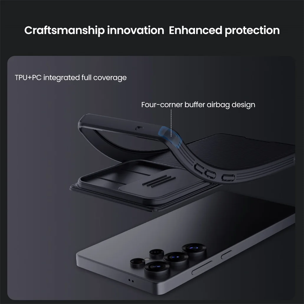 For Samsung Galaxy S25 Ultra MagSafe Case NILLKIN CamShield Pro Shockproof Slide Camera Magnetic Cover For Samsung S25 S25+ Plus