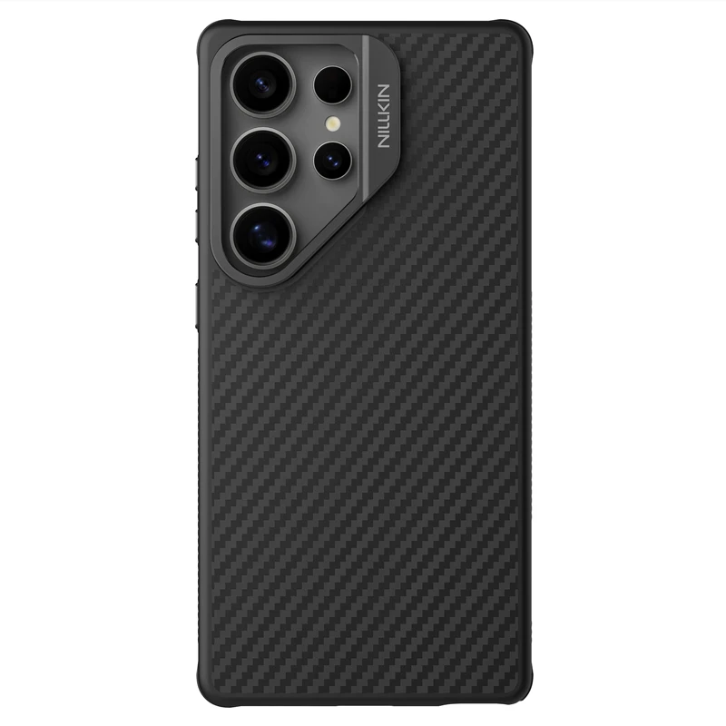For Samsung Galaxy S25 Ultra MagSafe Case NILLKIN CarboProp Aramid Fiber Magnetic Case Camera Stand Cover For Samsung S25Ultra