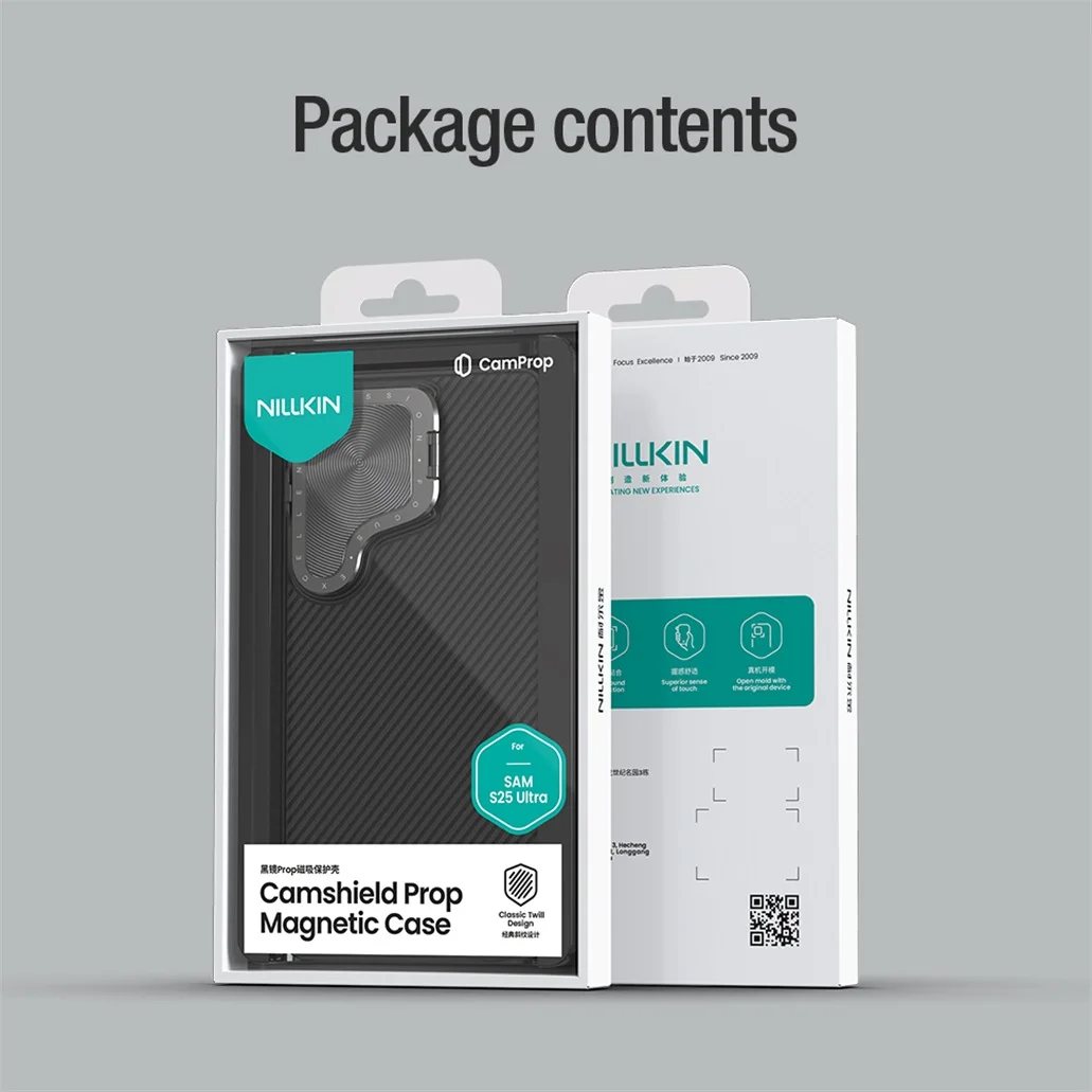For Samsung Galaxy S25 Ultra MagSafe Case NILLKIN CamShield Prop Magnetic Charging Phone Holder Camera Cover For SAM S25Ultra