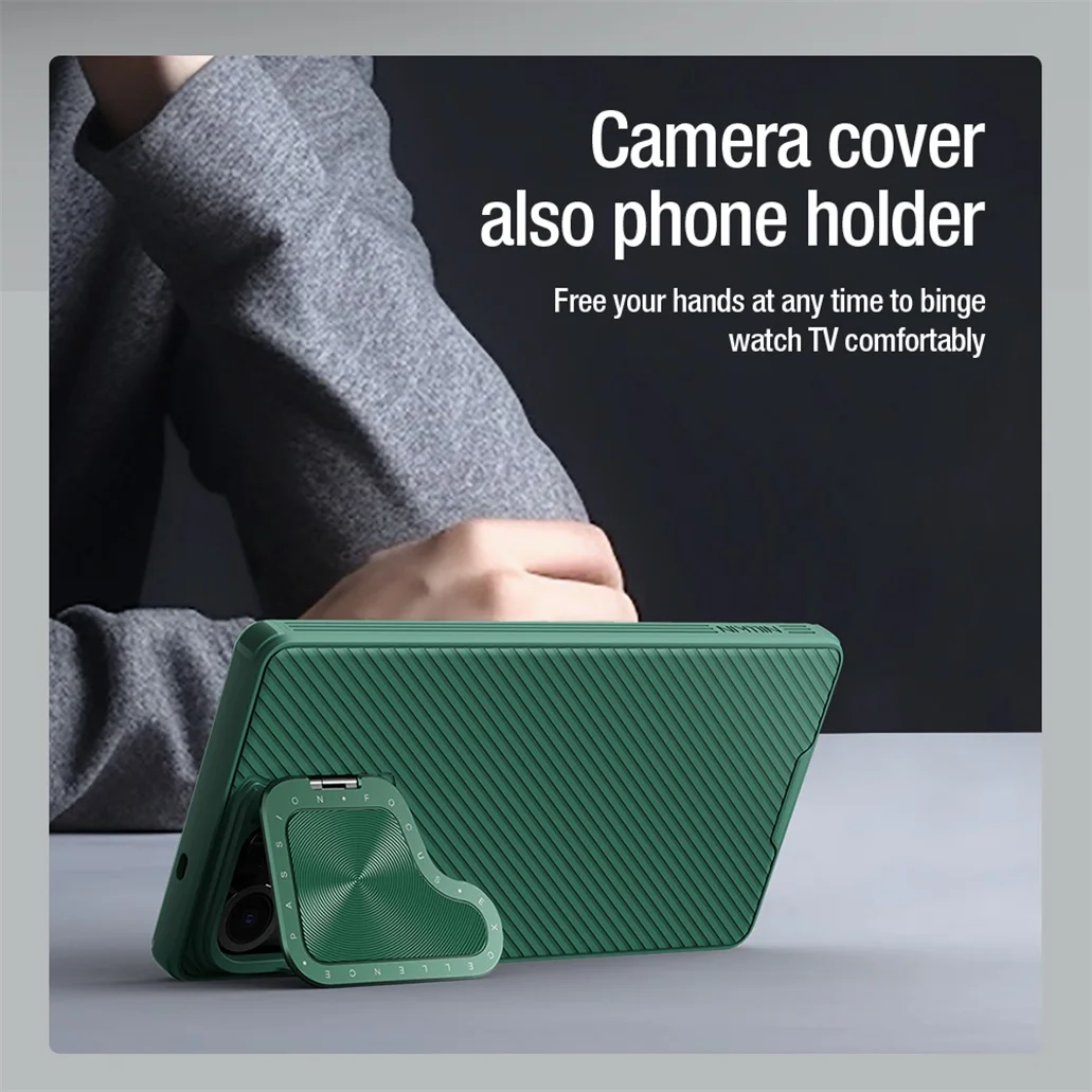 For Samsung Galaxy S25 Ultra MagSafe Case NILLKIN CamShield Prop Magnetic Charging Phone Holder Camera Cover For SAM S25Ultra