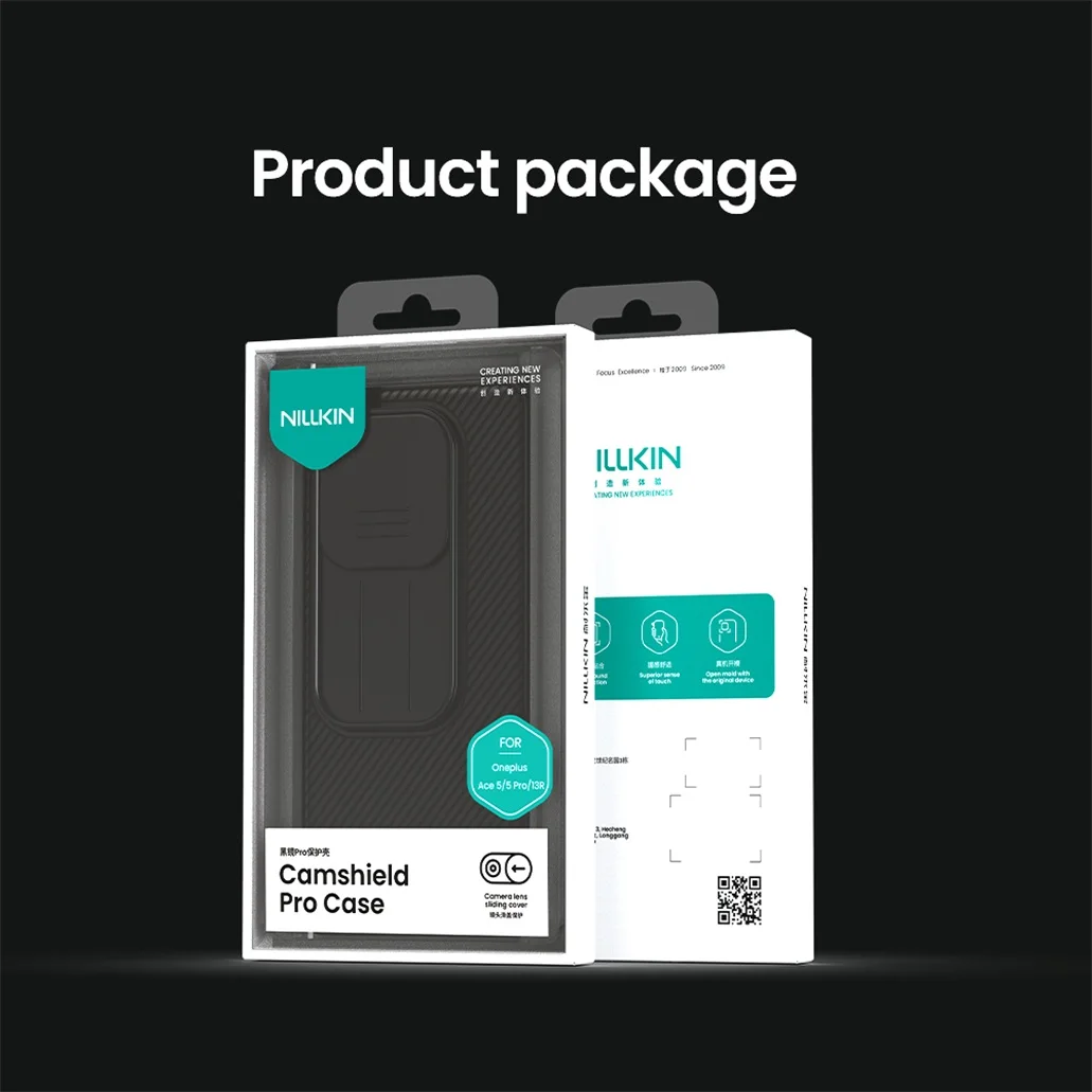 For OnePlus 13R / Ace 5 /5 Pro Case NILLKIN CamShield Pro Shockproof Slide Camera Privacy Protection Back Cover For One Plus 13R