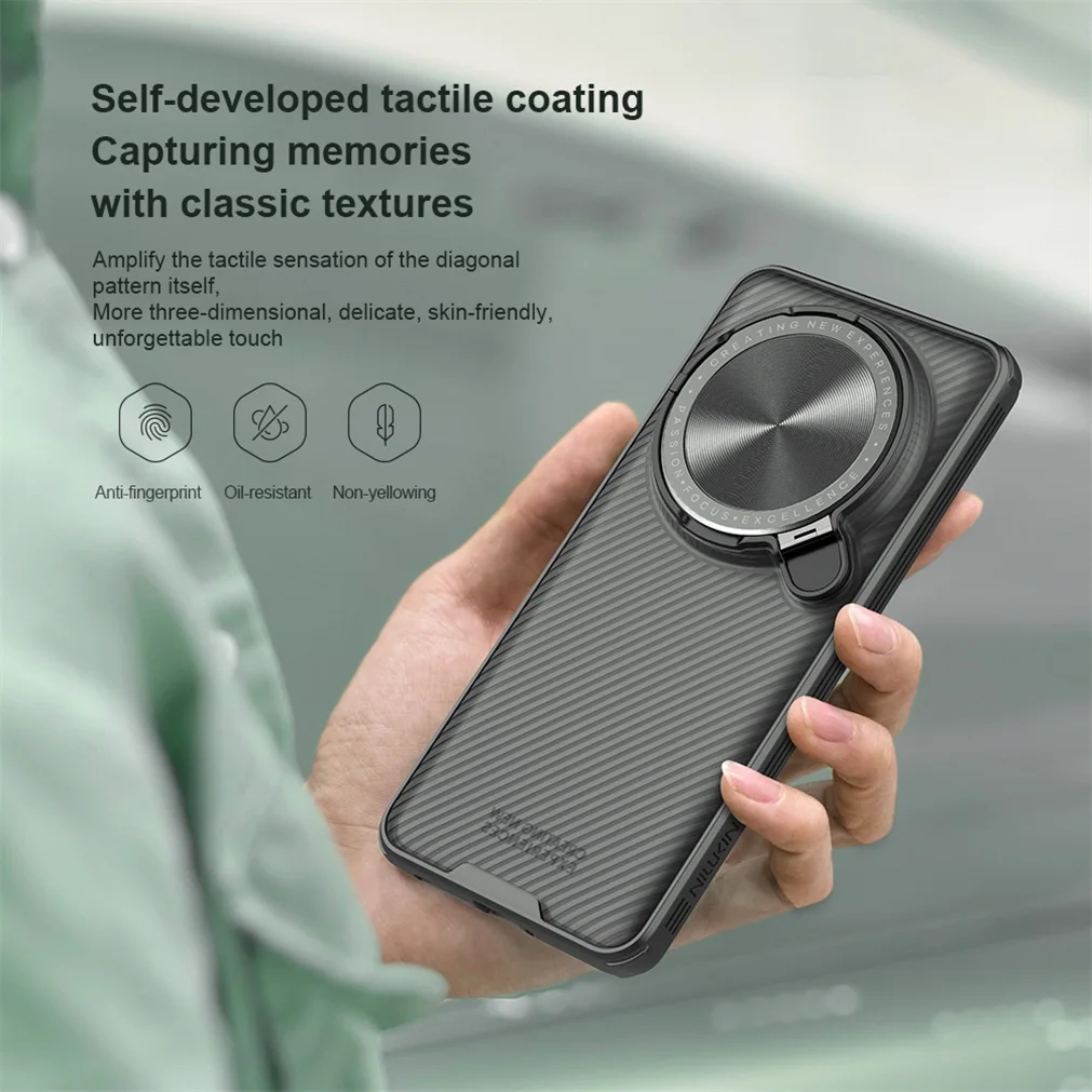 For Xiaomi 15 Ultra Transparent Case NILLKIN CamShield Prop With Phone Holder Hinged Camera Protective Cover For Xiaomi 15Ultra