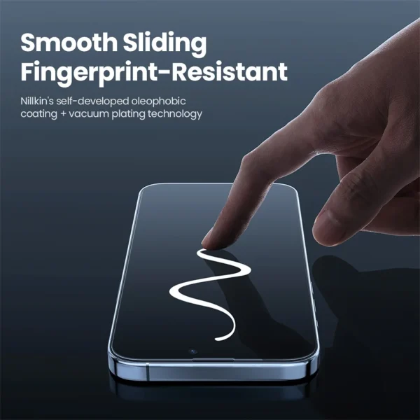 Защитное стекло Nillkin Anti Peeping Privacy для iPhone 16 Pro, iPhone 16 Pro Max, iPhone 16, iPhone 16 Plus — изображение 6