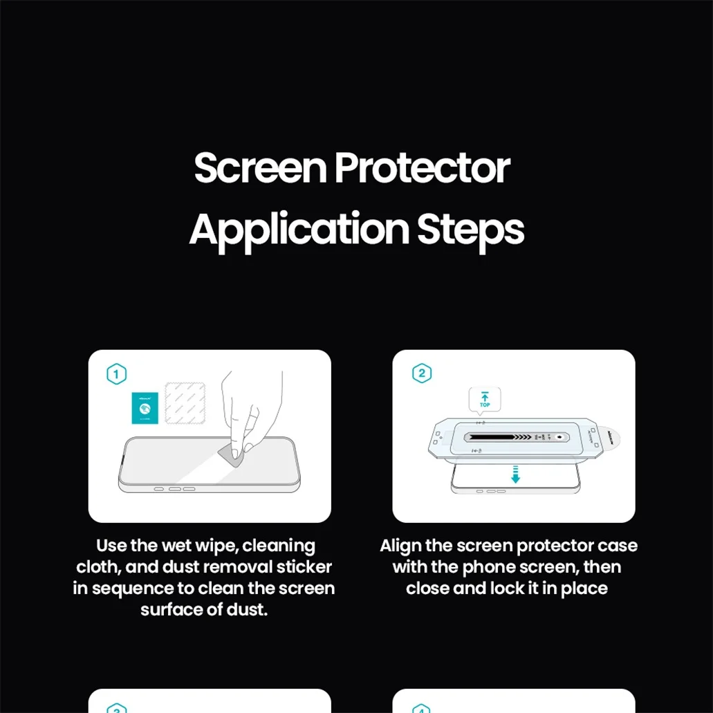 Nillkin For iPhone 16 Pro /Pro Max Tempered Glass CP+PRO Fully Screen Protector For iPhone 16 / 16 Plus With Installation Tool