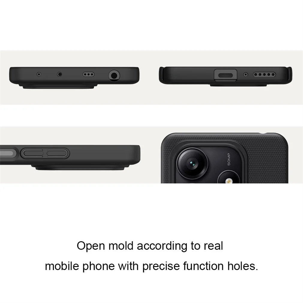 For Xiaomi Redmi Note 14 5G Global Version Case NILLKIN Frosted Shield Case Hard PC Ultra-Thin Back Cover For Redmi Note14 5G