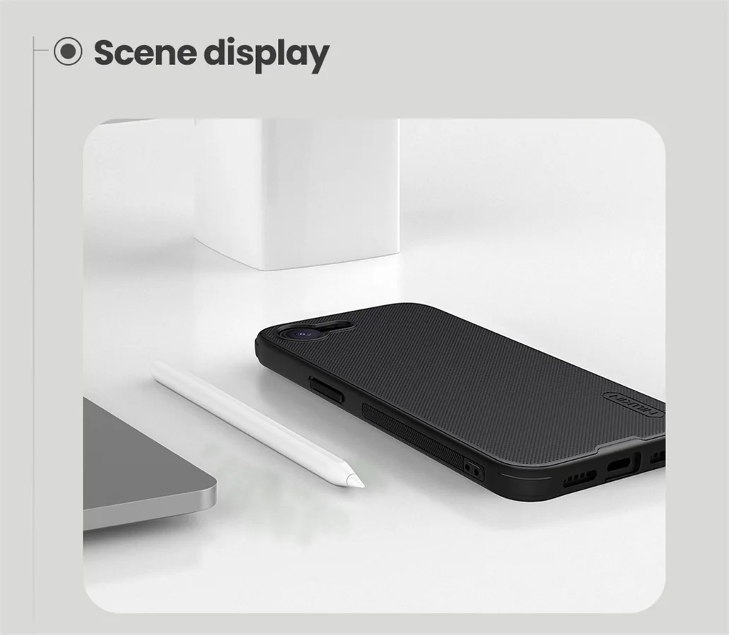 For iPhone 16e Case Nillkin Frosted Shield Pro Soft TPU Frame Hard PC Shell Shockproof Ultra-thin Back Cover For iPhone 16e