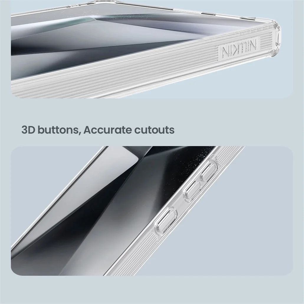 Nillkin For Samsung Galaxy S25 Ultra Case Nature Pro Transparent Soft TPU Frame Protection Back Cover For Samsung S25 S25+ Plus