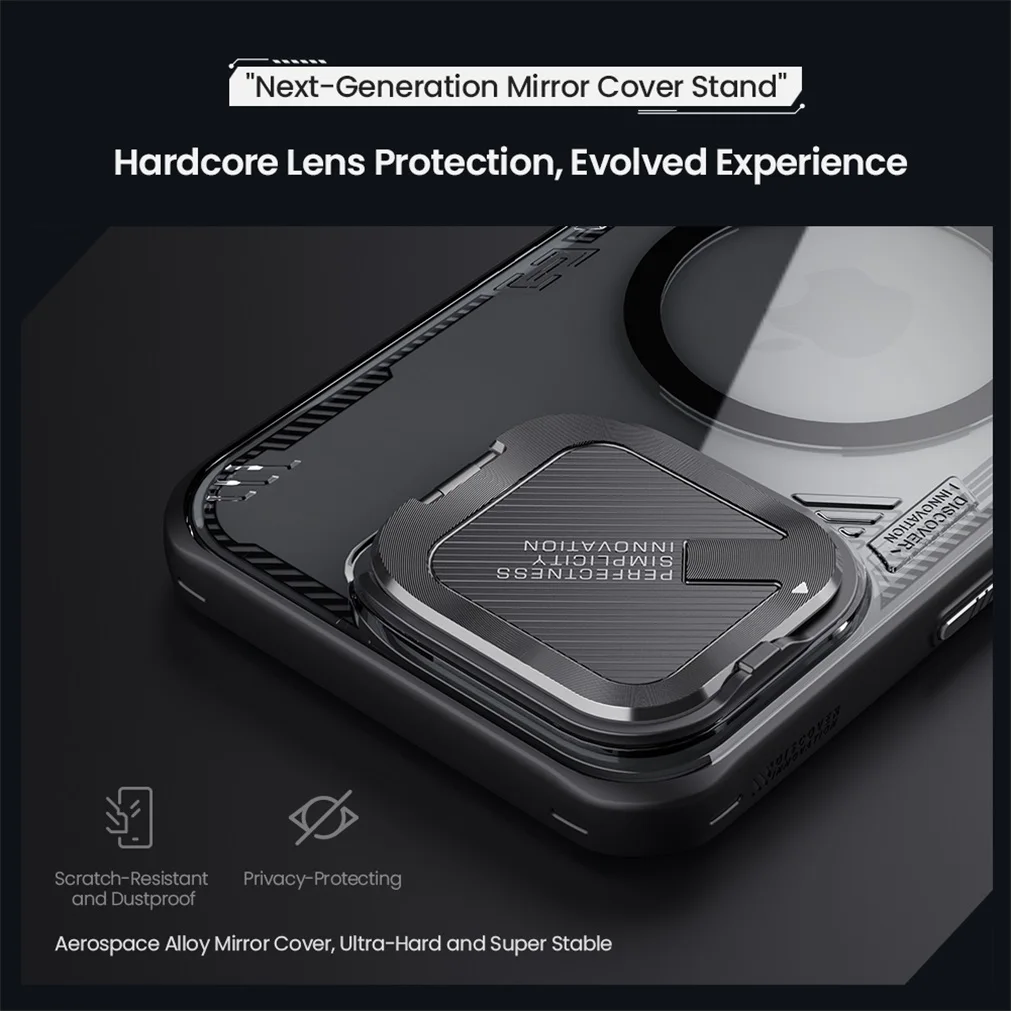 For iPhone 16 Pro /Pro Max Magsafe Case NILLKIN Transparent Case Magnetic Wireless Charging Camera Cover For iPhone 16 /16 Plus