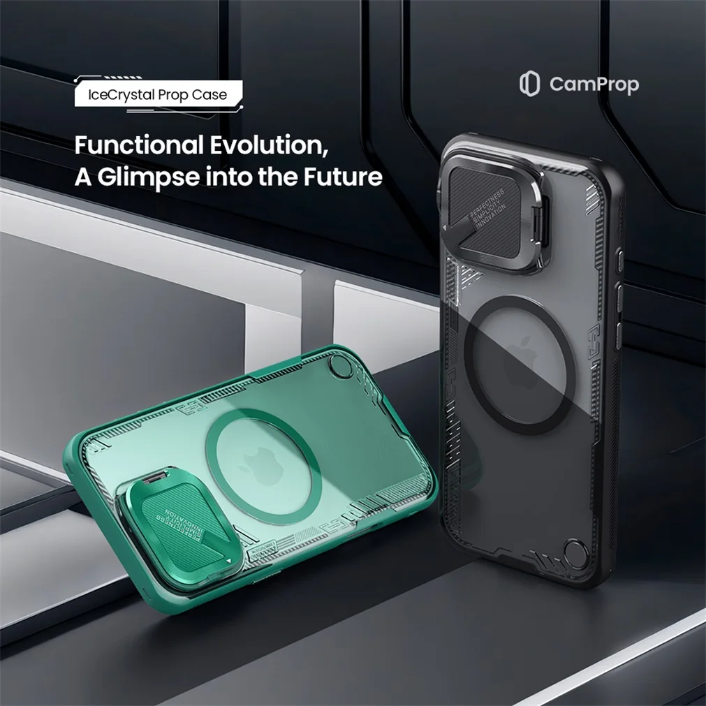 For iPhone 16 Pro /Pro Max Magsafe Case NILLKIN Transparent Case Magnetic Wireless Charging Camera Cover For iPhone 16 /16 Plus