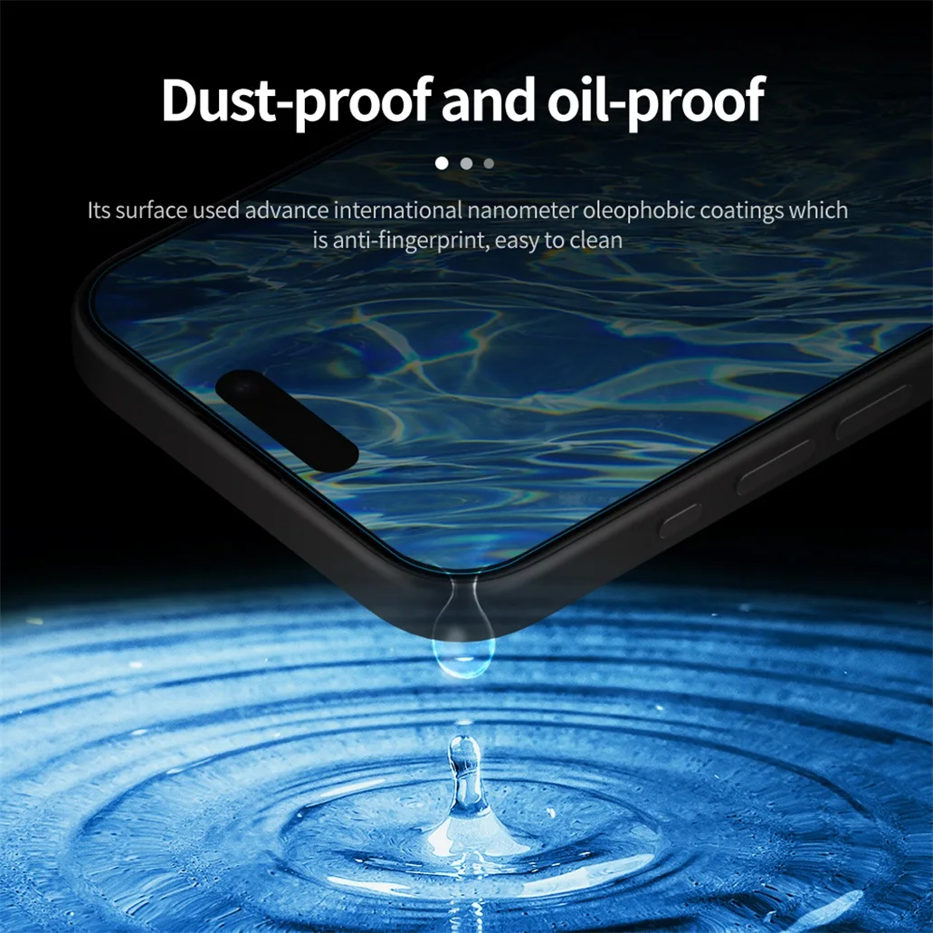 Nillkin For iPhone 15 Pro /Pro Max Tempered Glass H+PRO Anti-Explosion 2.5D 0.2 mm Screen Protector For iPhone 15 /15 Plus Film