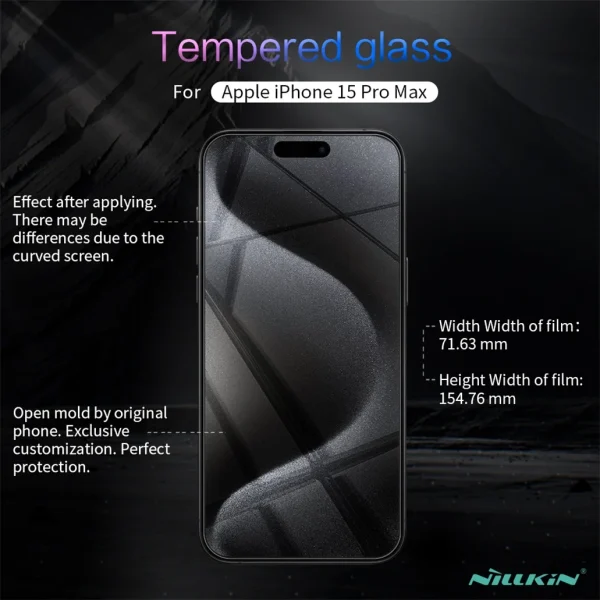 Защитное стекло Nillkin для Apple iPhone 15, iPhone 15 Plus (H+PRO)